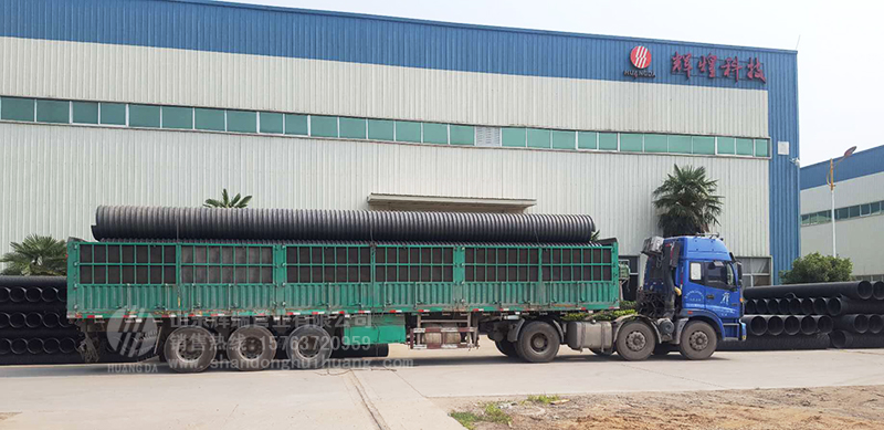 聚乙烯鋼帶增強波紋管集中發(fā)貨