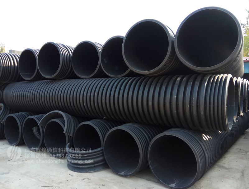 hdpe雙壁波紋管 DN800生產(chǎn)中